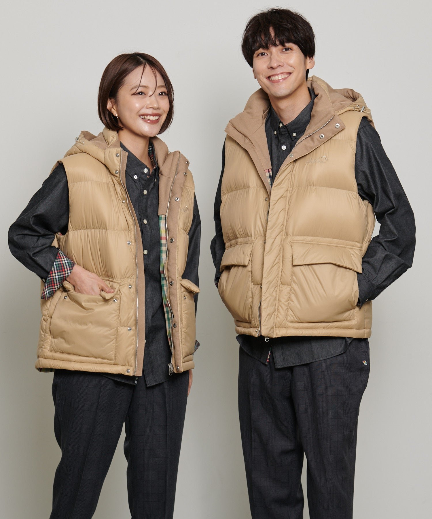 4WAY リバーシブル シェアダウンベスト（ダウンベスト/ユニセックス