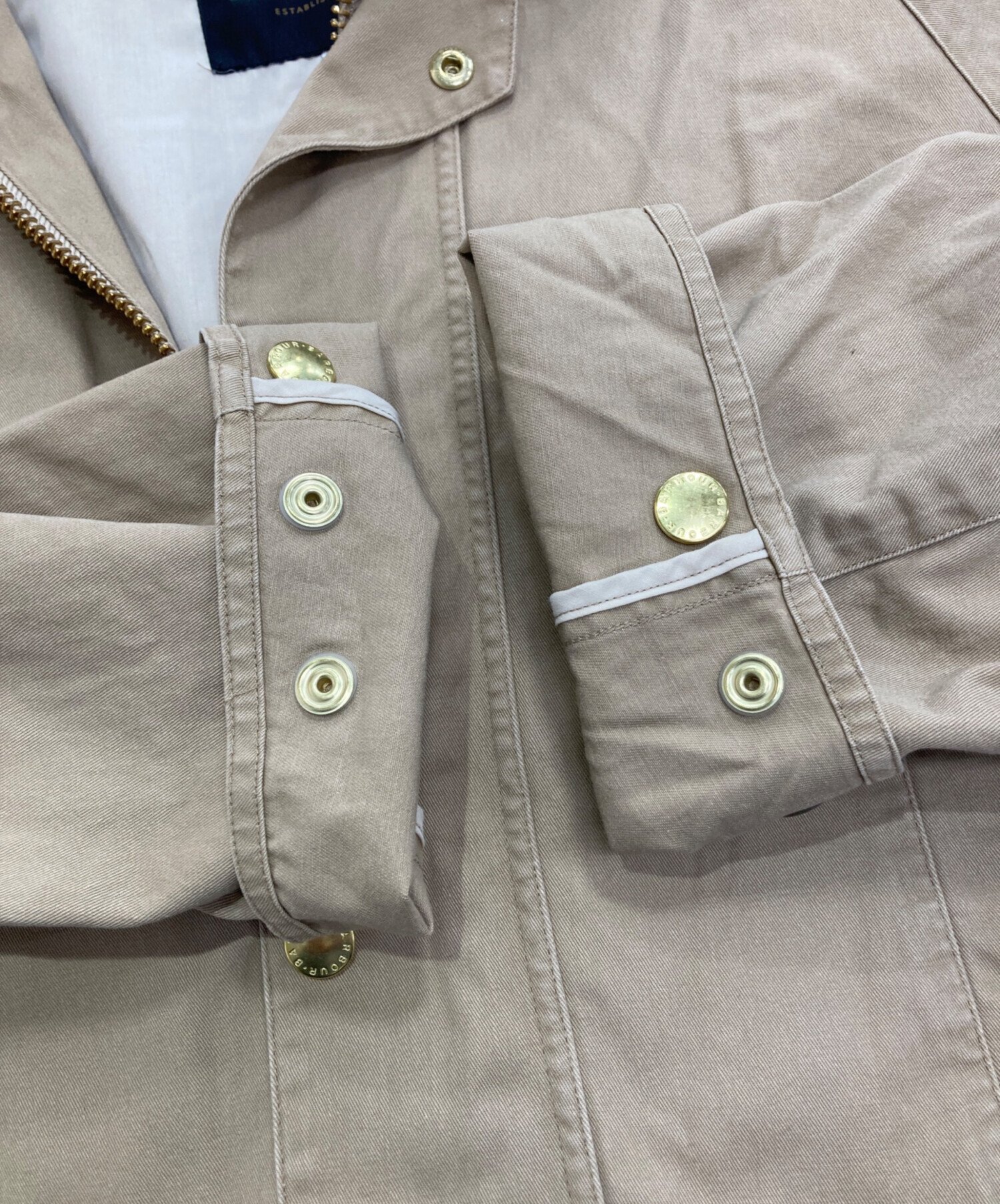 中古・古着通販】Barbour (バブアー) ロングコート ベージュ サイズ:36