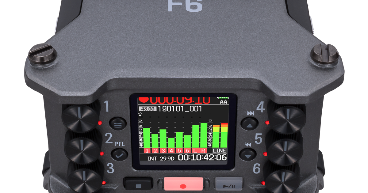 F6 Field Recorder | Buy Now | ZOOM