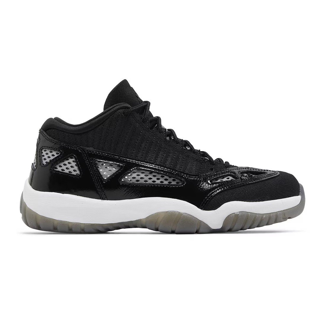 jordan men air jordan 11 retro low ie black black white