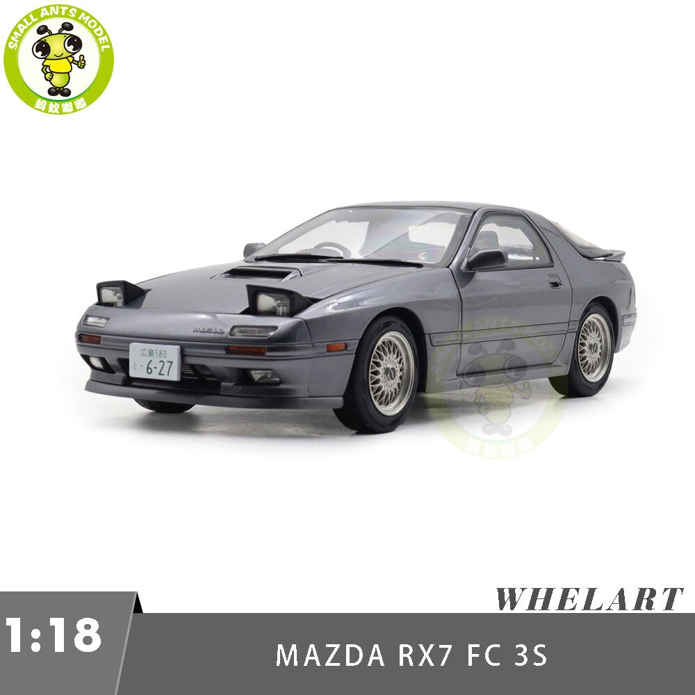 1/18 Mazda Savanna RX-7 RX 7 FC3S Whelart Gray Diecast Model Toy