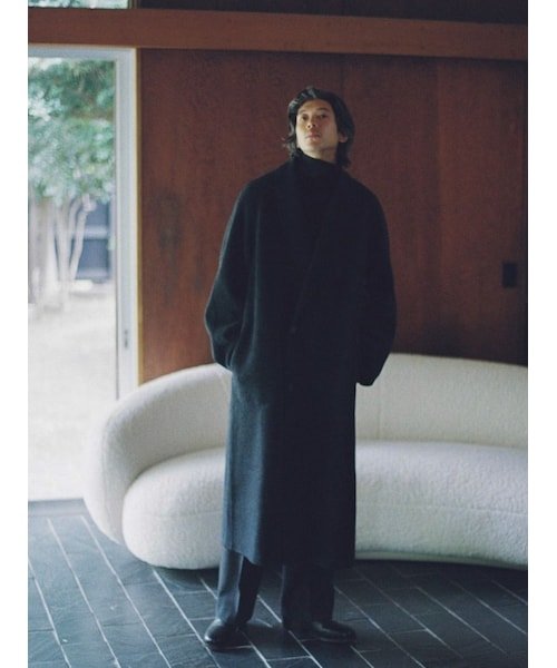 LIDNM（リドム）の「SHAWL COLLAR REVER COAT（その他アウター）」 - WEAR