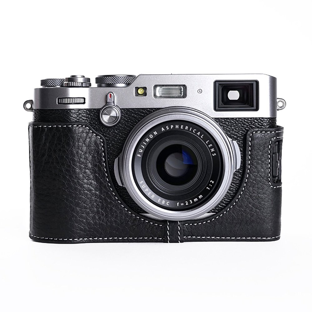 TP Original FUJIFILM X100F 用 ボディーハーフケース ブラック