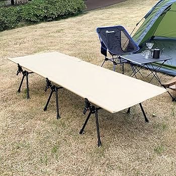 Amazon | MOON LENCE キャンプ コット 第4代 アウトドアベッド ワイド