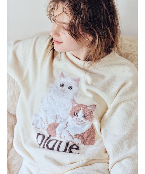 ツインキャットジャガードプルオーバー｜ジェラートピケの通販｜&mall