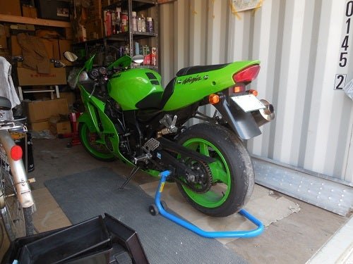 リンク周りグリスアップ ZX-12R | ガレージきくちのがらくた箱