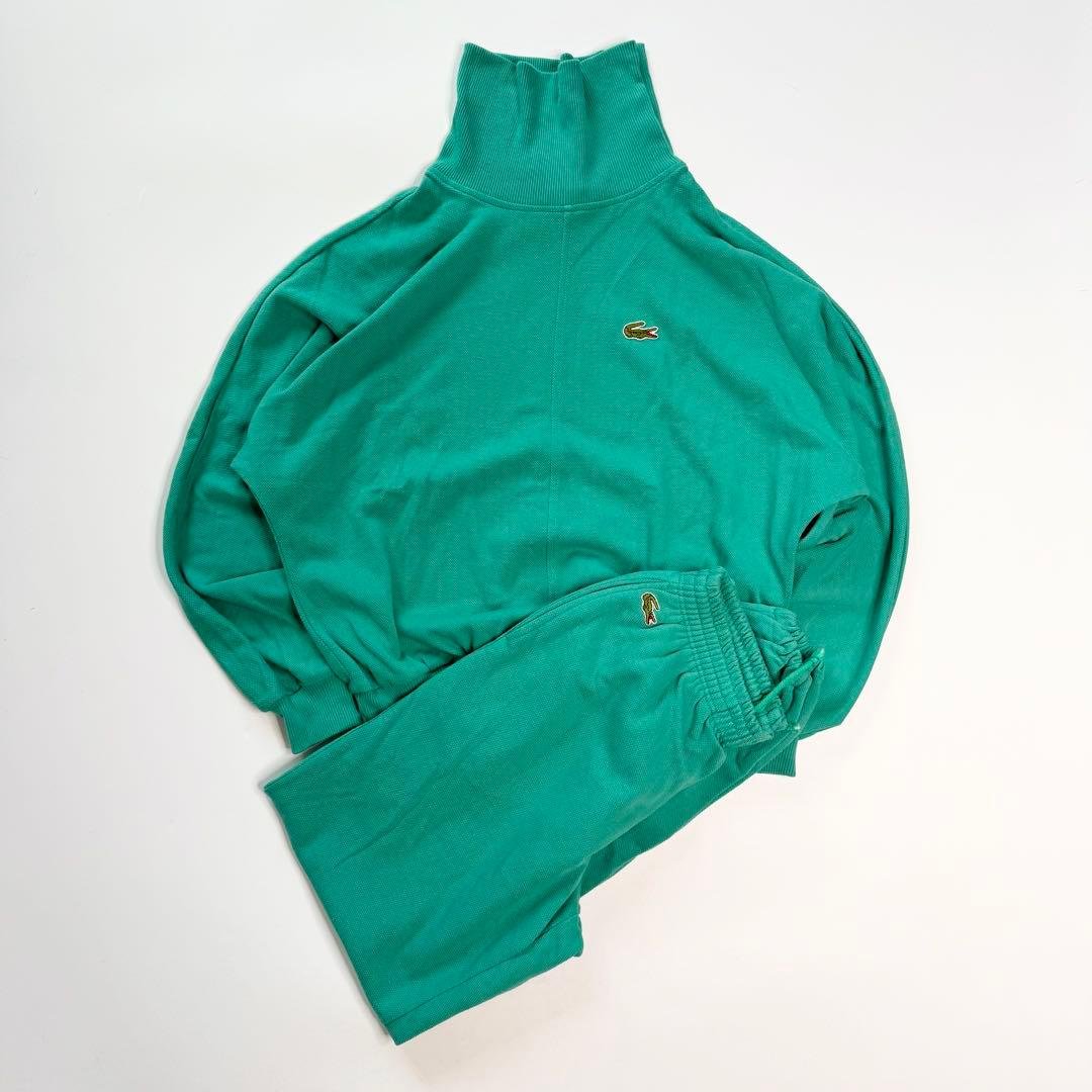 ラコステ 70s ティファニーブルー フランス製 トラックパンツ C442 ラコステ 70s ティファニーブルー フランス製 トラックパンツ C442