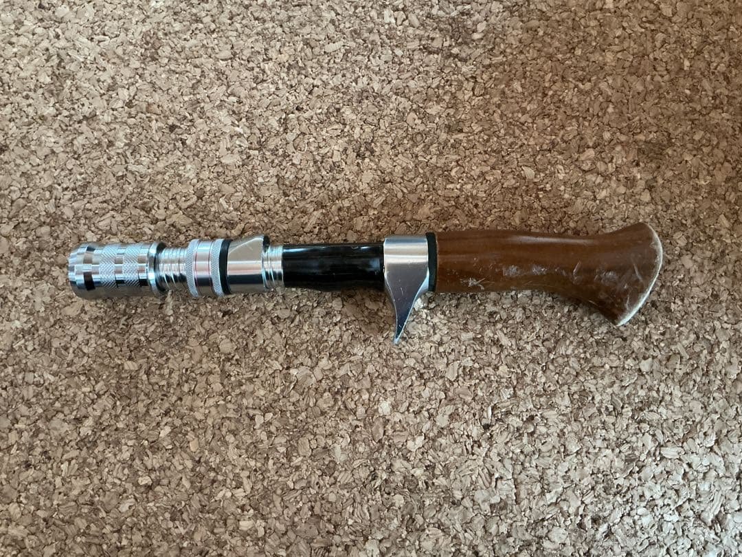 ヒトトキワークストラウトロッド　グリップ オフセット専用ブラックウッドグリップ単体 - 渓流用トラウトロッド