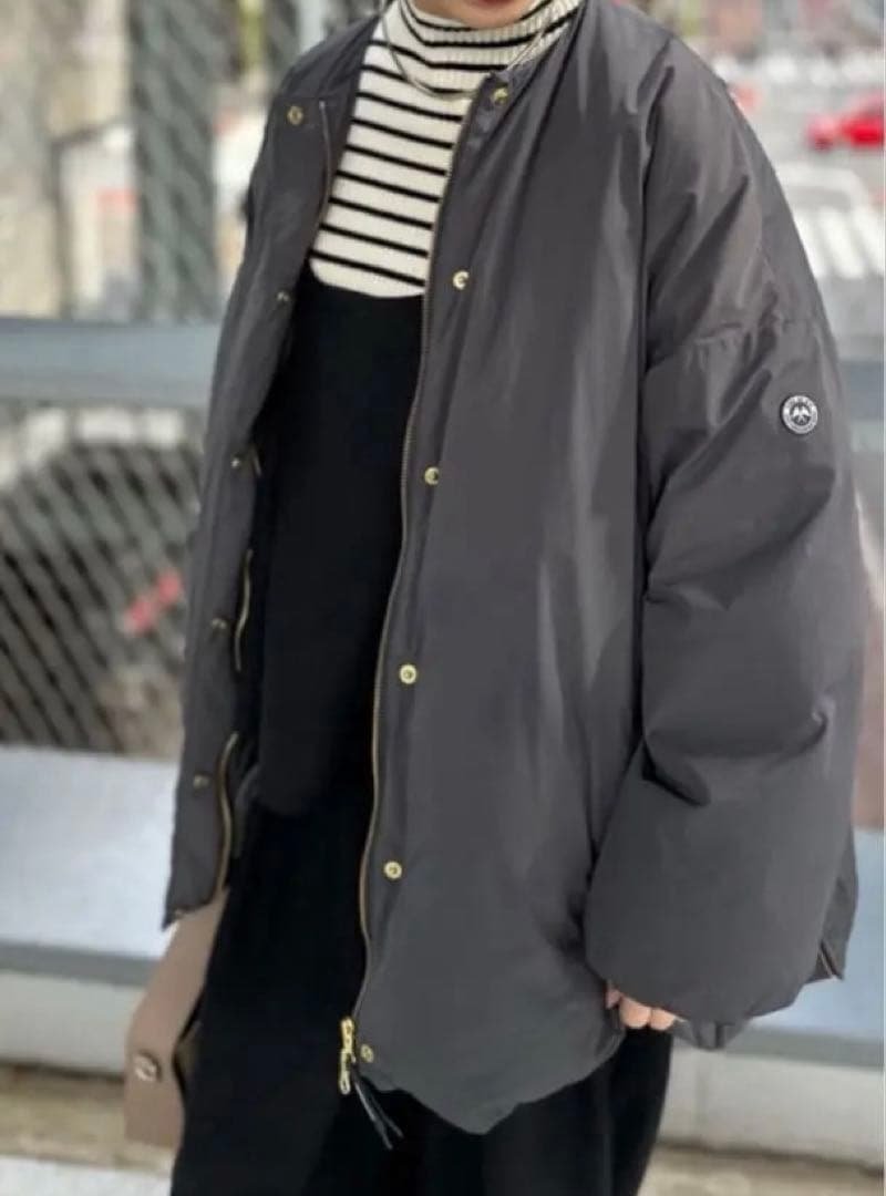 ピュアルセシン フレンチダックダウンサイドジップジャケット