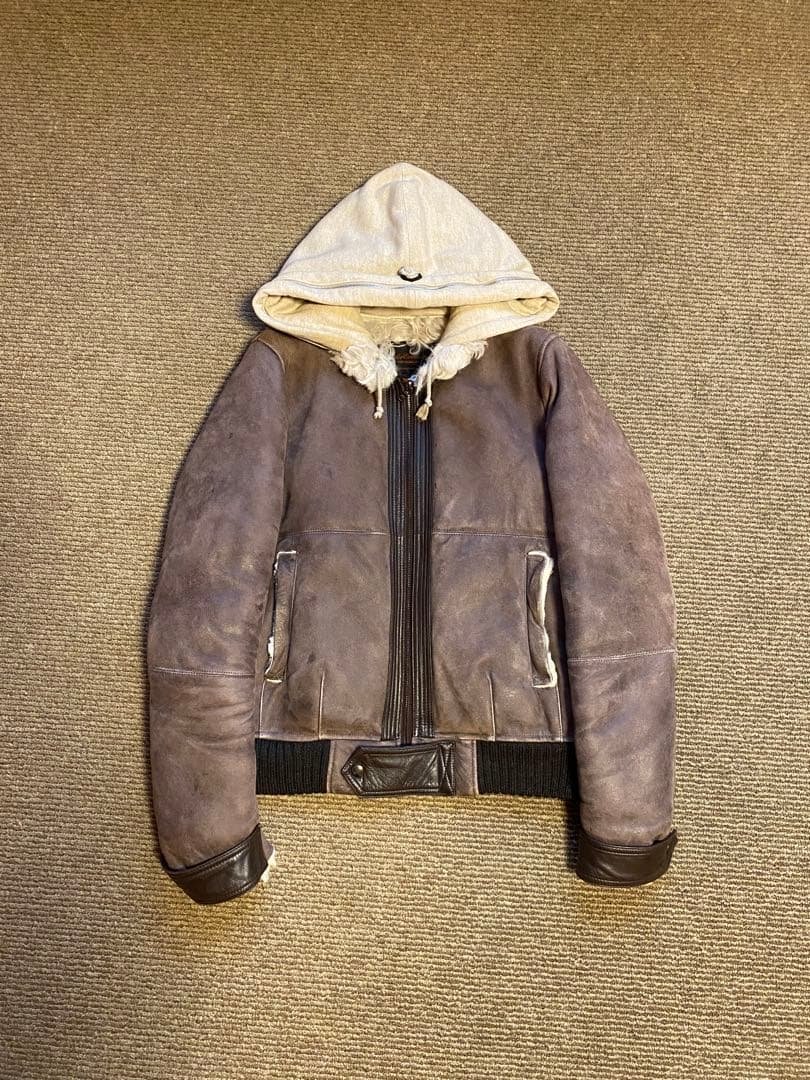 UNDERCOVER 05AW Arts & Crafts期 ムートンジャケット UNDERCOVER AW2005 “ARTS AND CRAFTS” SHEARLING MOUTON JACKET. Heavy