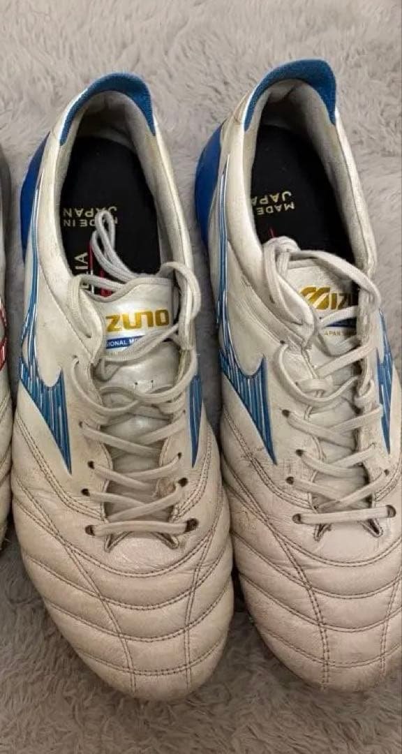サッカースパイク　ミズノ　モレリアネオ4 ブルー MIZUNO ミズノ モレリアネオ 4 ベータ JAPAN(ブルー×ホワイト