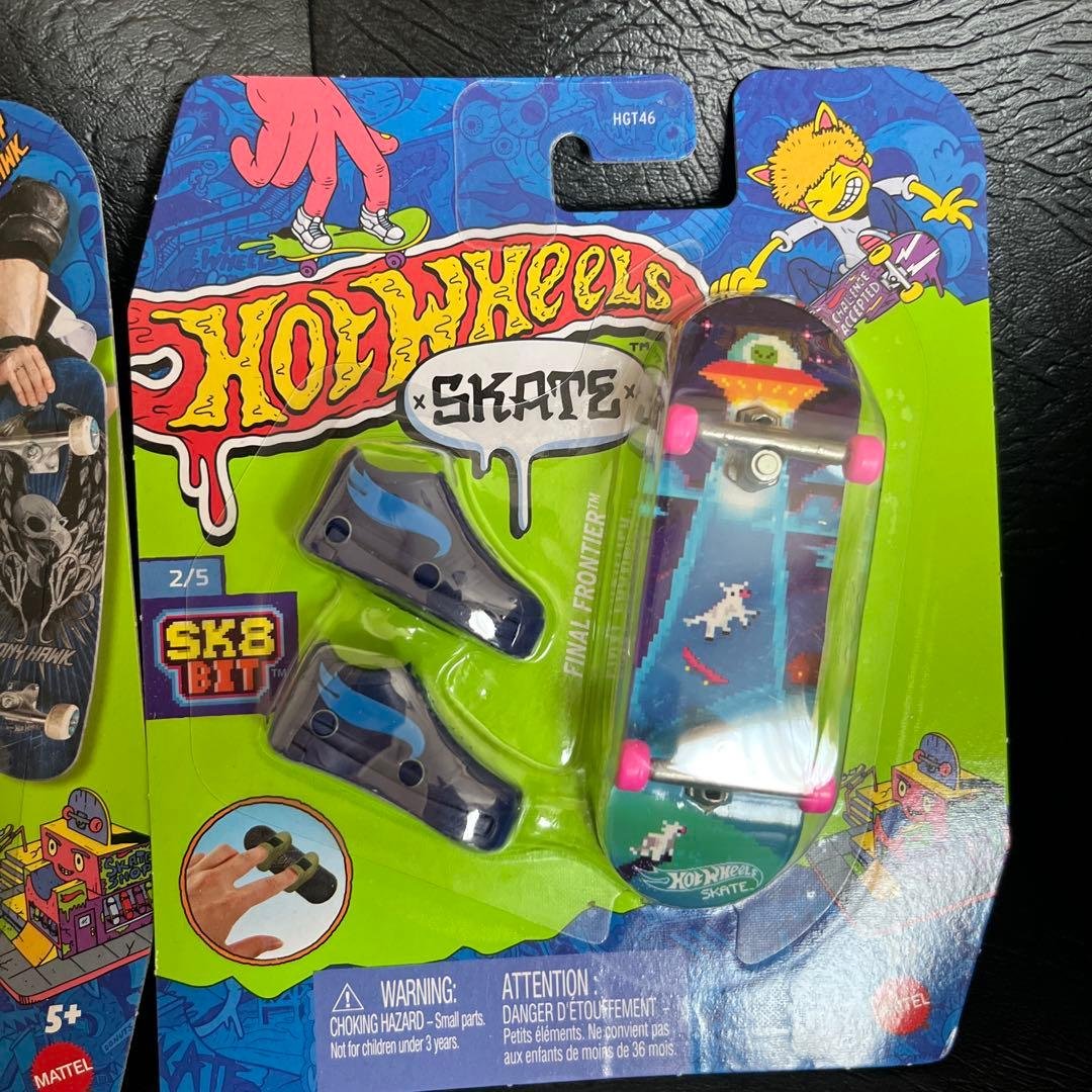 指スケ ホットウィール トニー・ホーク スケートボードセット スケボー