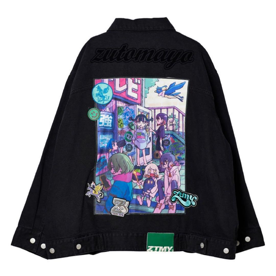 ずっと真夜中でいいのに。 オーバーサイズ デニムジャケット L 美品】 ずとまよ オーバーサイズ デニムジャケット Lサイズ - メルカリ